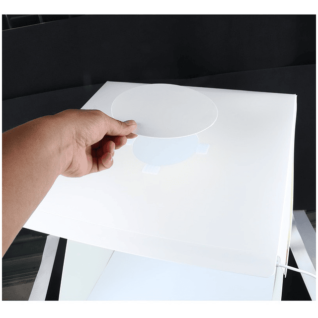 Caja Luz Mini Estudio Fotográfico Plegable 30 Cms Led