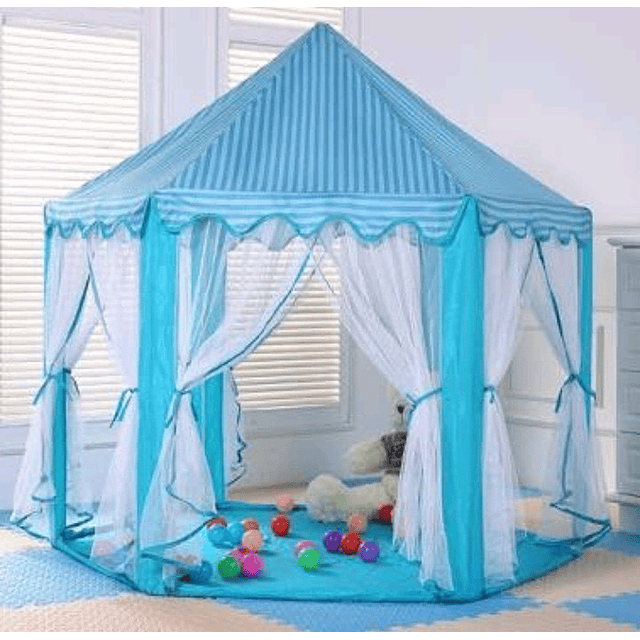 Casa Niñas Tienda Princesa Castillo Tul Juego Facil Armado