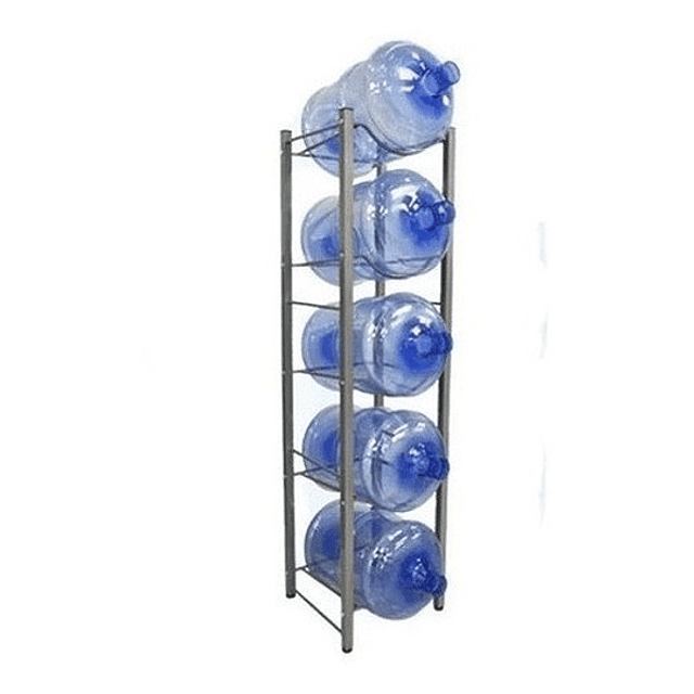 Rack Estante Organizador 10 Con Bidones Agua 20 Lts