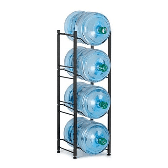 Rack Para 4 Bidones De Agua 20l Estante Organizador Hierro