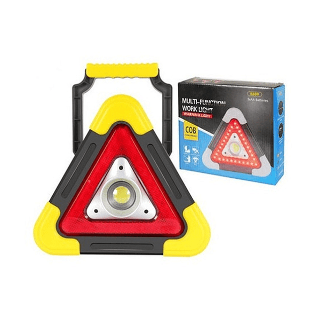 Triangulo Seguridad Led Solar Luces Emergencia Led Auto