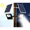 Foco Led 120w + Panel Solar + Control