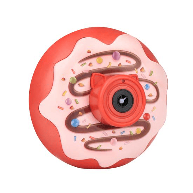 Cámara Dispara Burbuja Niña Niño Juguete Donuts