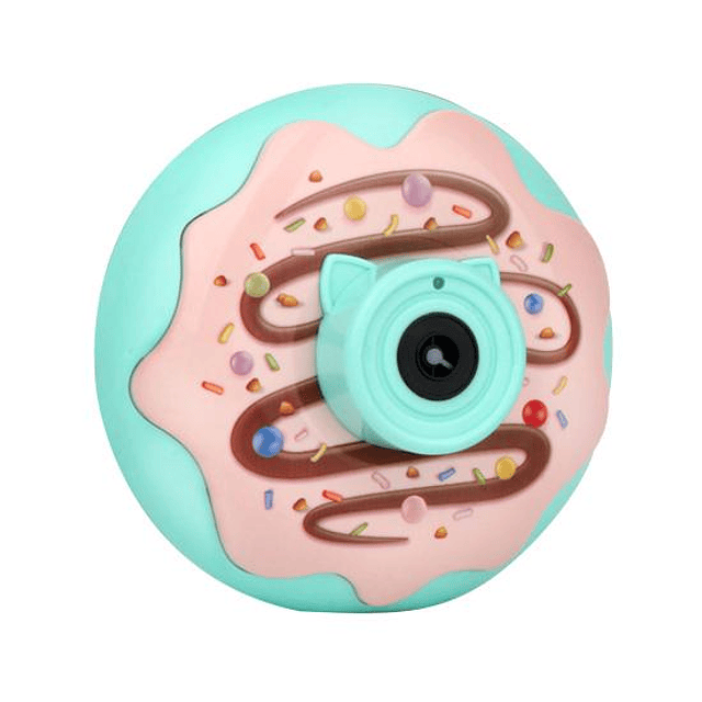 Cámara Dispara Burbuja Niña Niño Juguete Donuts 