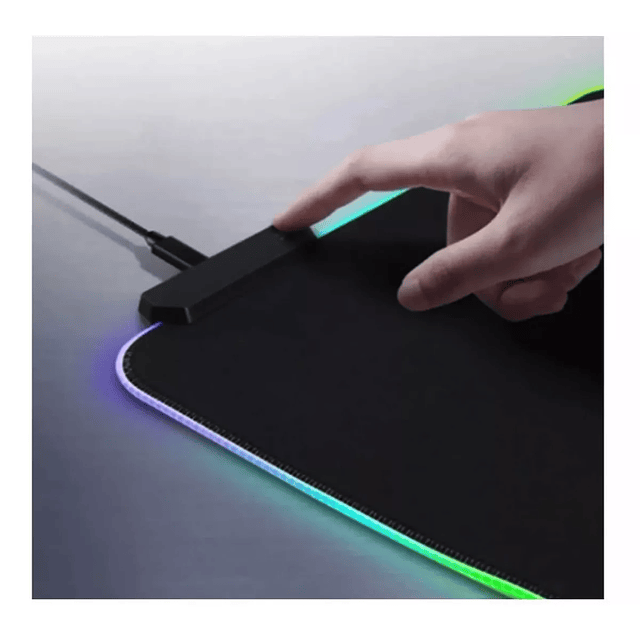Mouse Pad Gamer Antideslizante Luz Led Xl Excelente Touch