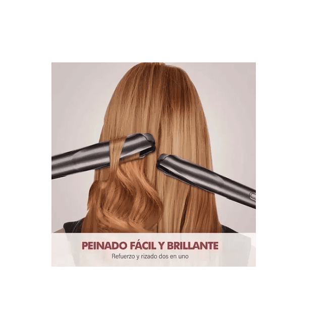 Ondulador Rizador De Pelo Plancha 2 En 1