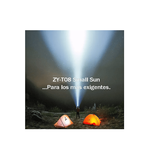 Linterna Small Sun Zy-t173, 1000 Lúmenes, Potente Caza Pesca
