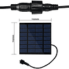 Bomba De Fuente 1.4w Panel Con Energía Solar Agua Sumergible