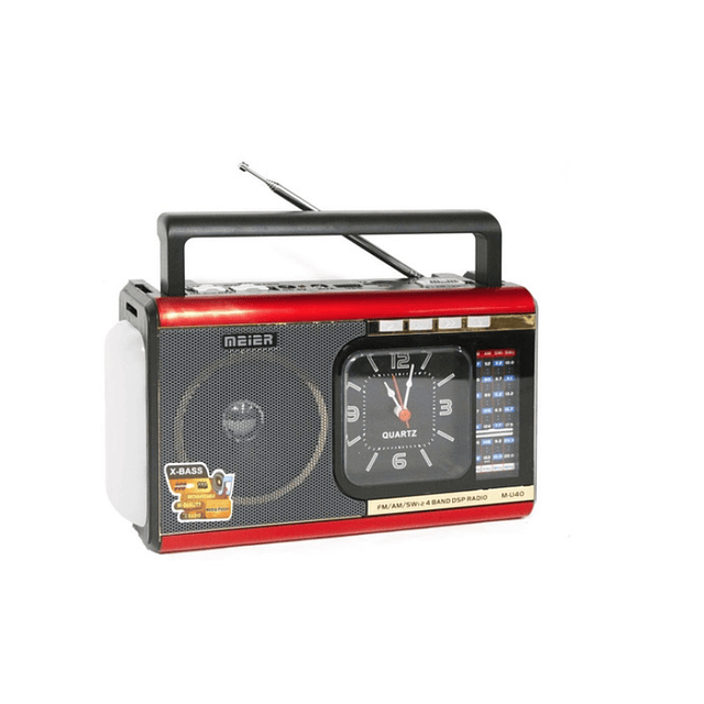 Radio Reloj Amfm Sw Usb Sd Mp3 Meier M-u41