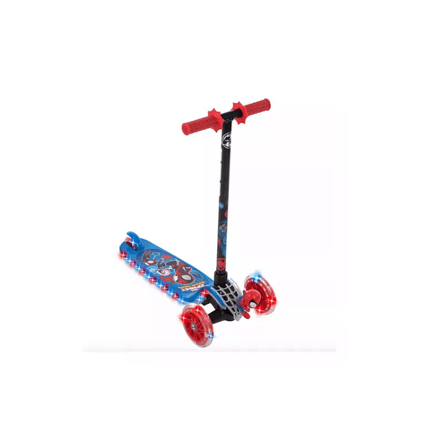 Scooter De 3 Ruedas Con Inclinación Y Giro, Color Azul