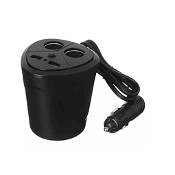 Adaptador Dual Usb Cargador Cenicero 12v 24v 1 Auto