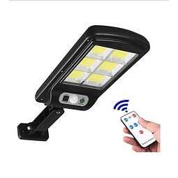 Foco Led Solar Led Luminaria Sensor 12 Hrs + Control