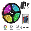 Cinta Luces Led 5 Metros Rgb Multicolor + control 