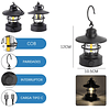 Linterna Retro Portatil Para Acampar