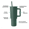 Vaso Termo Con Tapa 1200ml Acero Inoxidable Con Asa