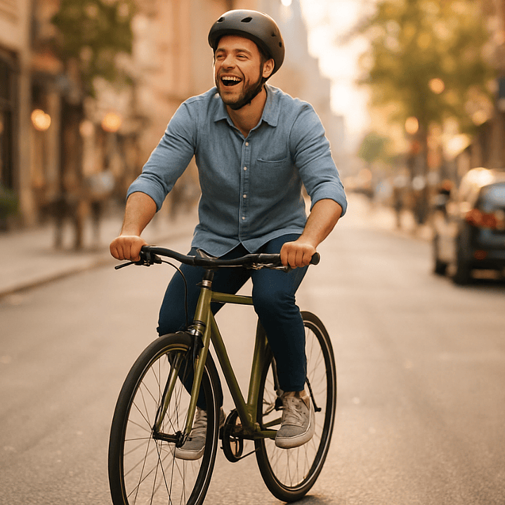 Bicicleta Fixie Urbana 54cm Dahab / verde 1