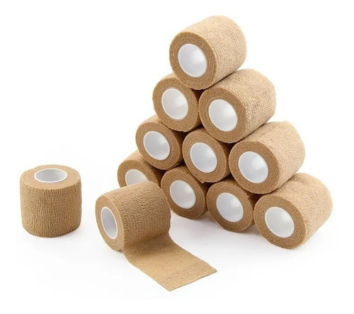 Vendas Cohesivas Elasticadas Pack 12 Unidades 5 cm