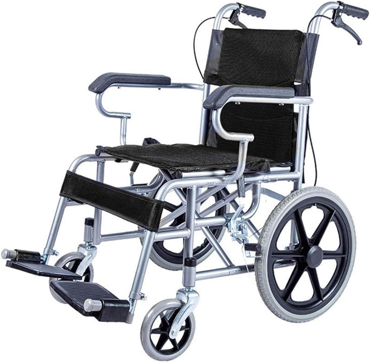 Silla de Ruedas Geriátrica Plegable