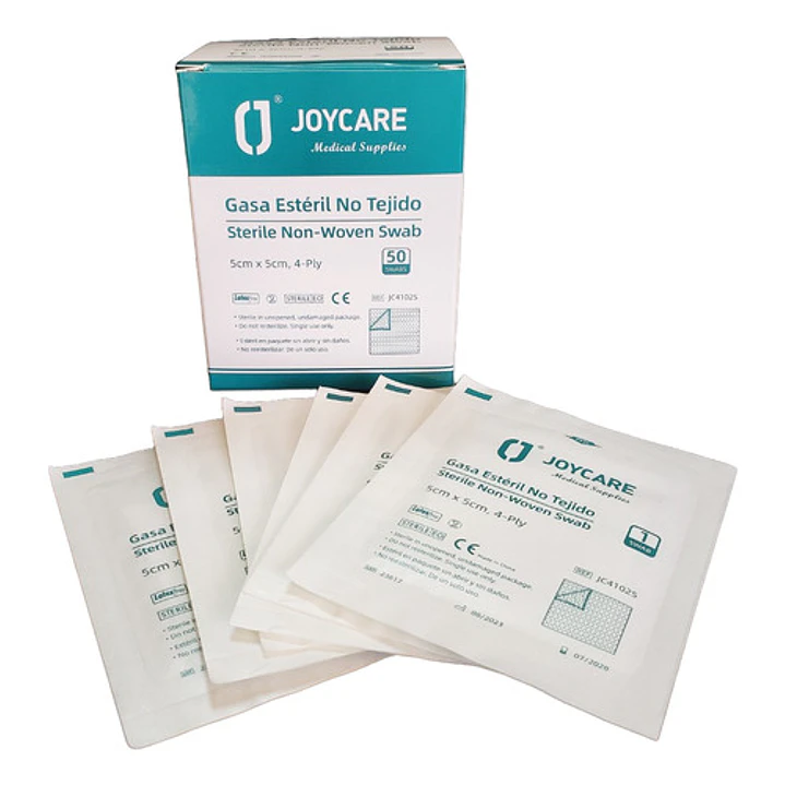 Gasa Estéril 5x5 Cm - Pack 100 Unidades Selladas - Ekipomed 2