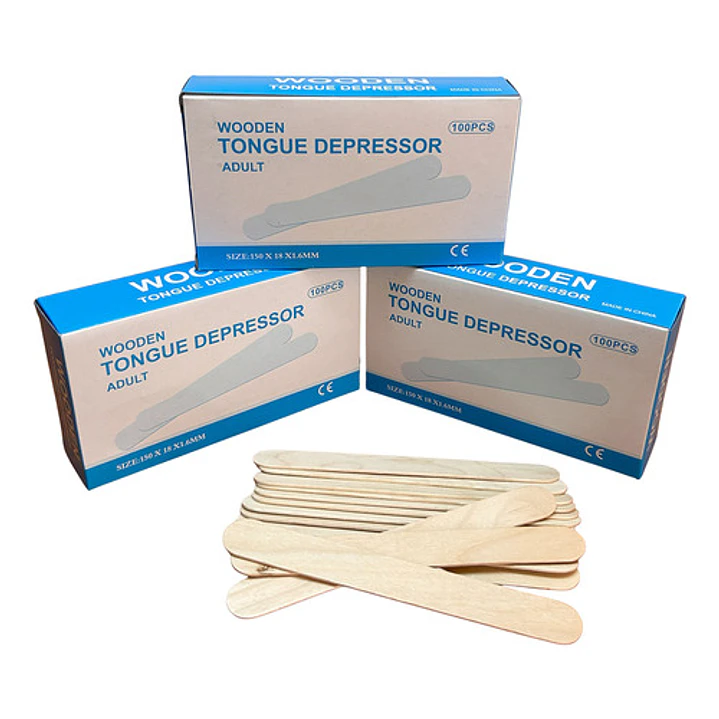 Bajalenguas Adulto No Estéril Pack 300 Unidades Ekipomed 1