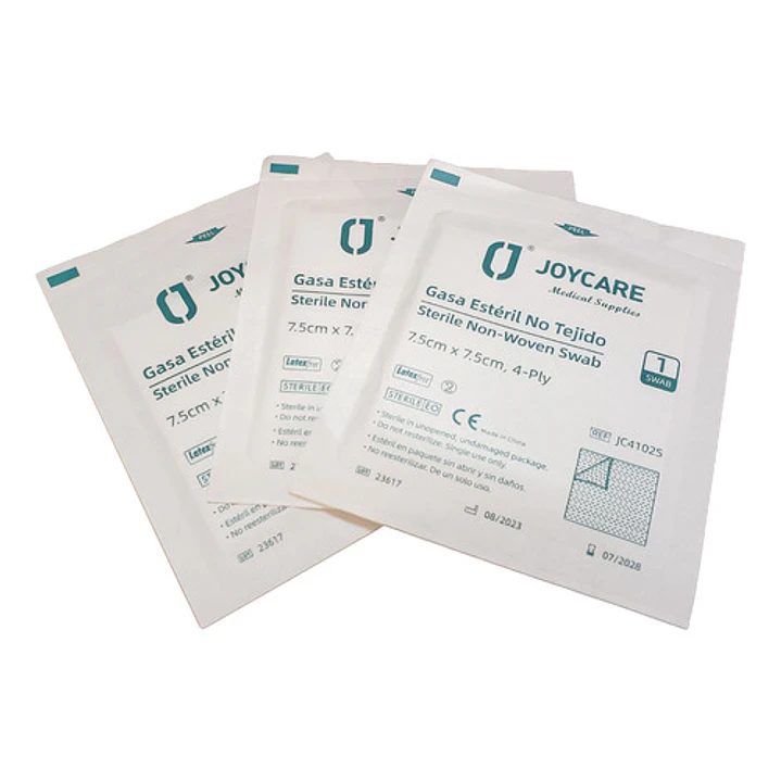 Gasa Estéril 7,5x7,5 Cm - Pack 100 Unid. Selladas - Ekipomed 3