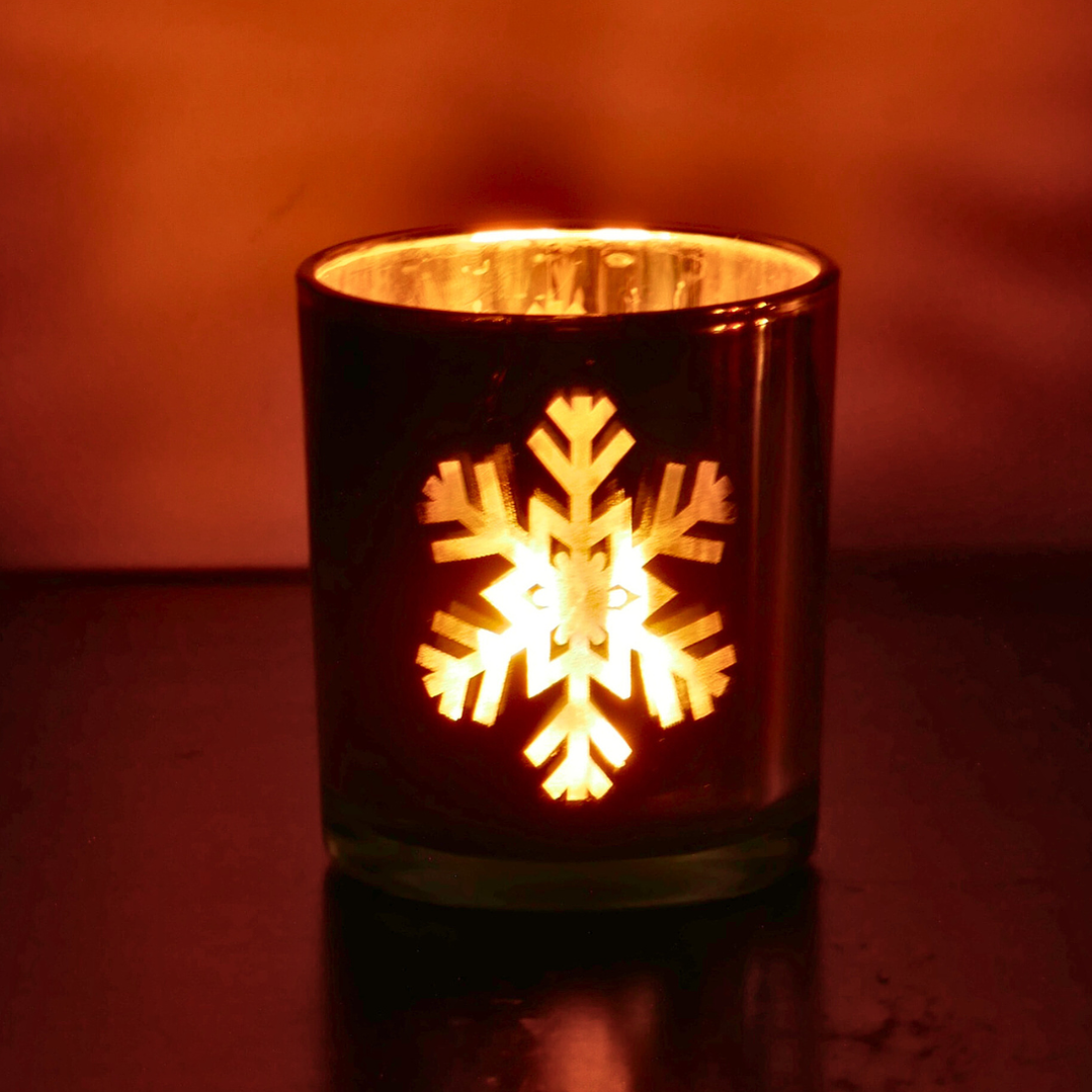 Portavelas Navideño 4 Opciones a Escoger 3