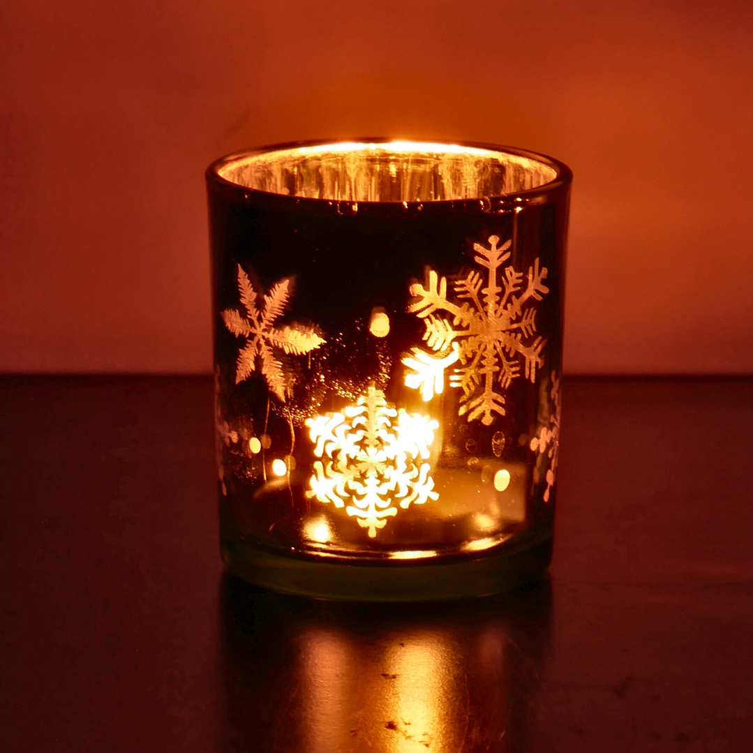 Portavelas Navideño 4 Opciones a Escoger 5