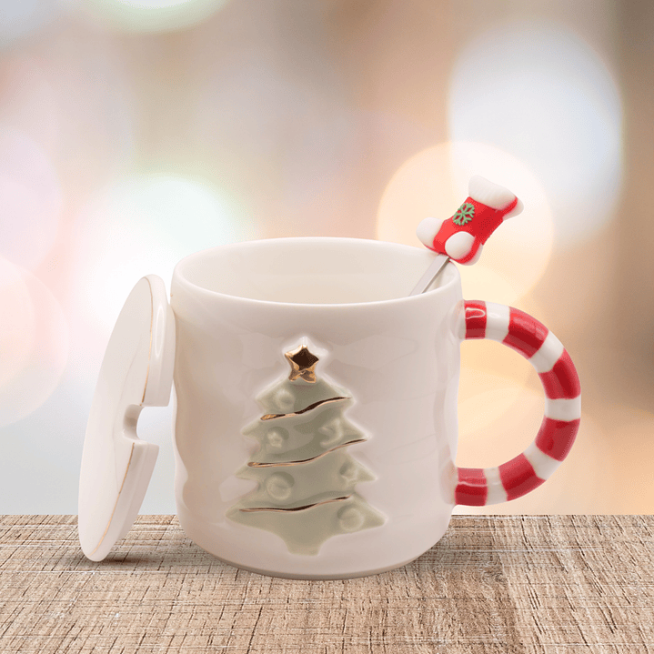 Pack Dúo Navideño – Tazones con Tapa y Cuchara 4