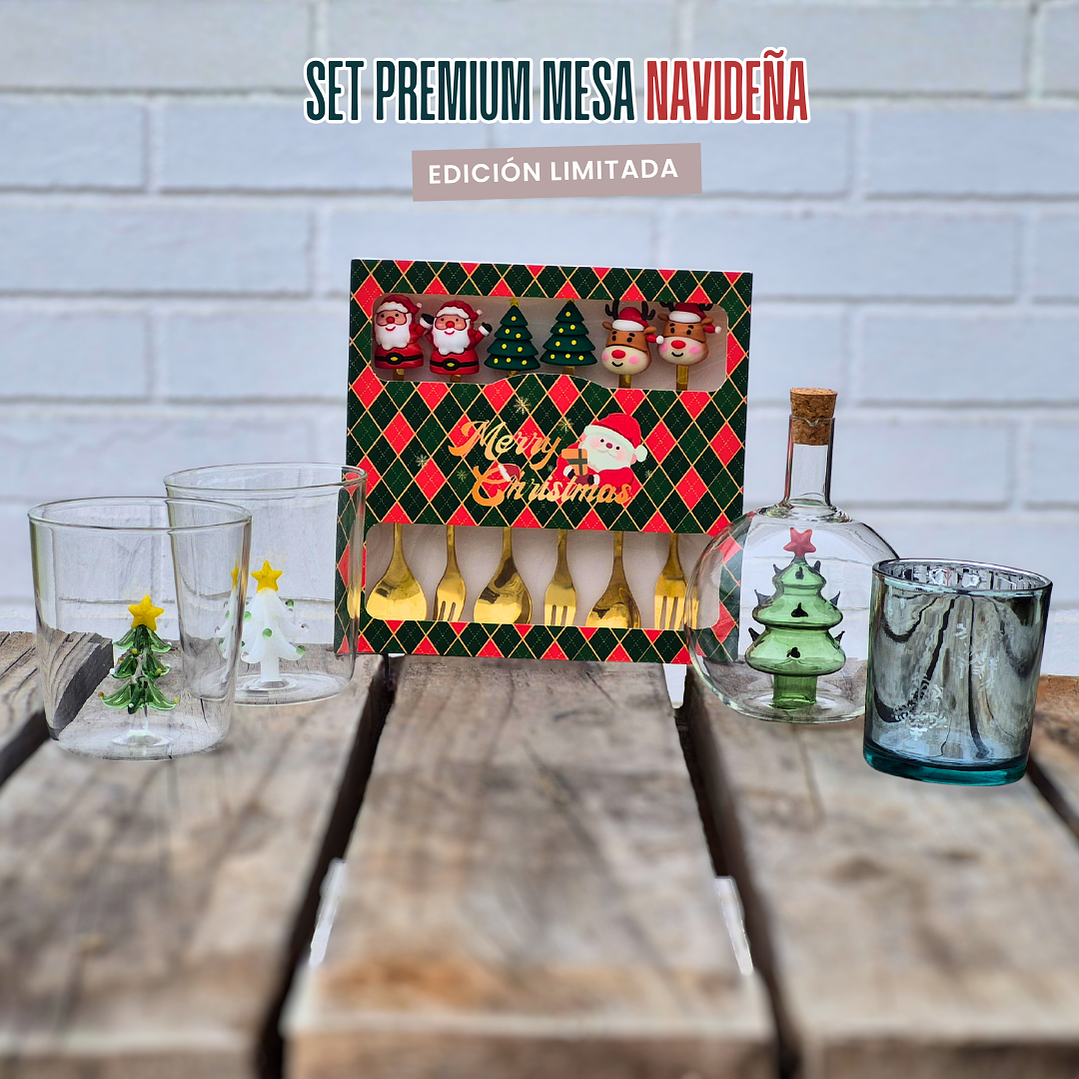 Set Premium Mesa Navideña  –  Edición Limitada 1