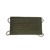 Caja Mascarilla Verde Musgo Militar 50 Und. 3 Pliegues Desechable