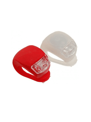Pack Luz Bicicleta Blanca Roja