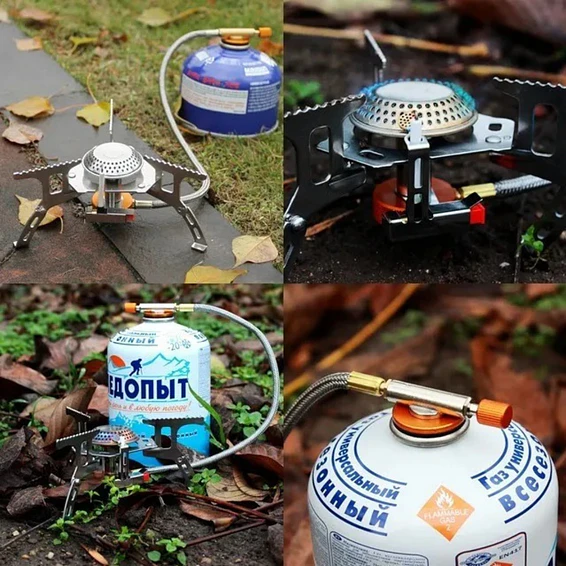 Cocinilla Estufa Portátil Gas Camping Trekking 3500w 6