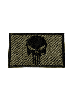 Parche Uniforme Tactico Bandera Punisher Chile