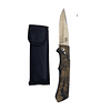 Cuchillo Navaja Cortapluma Accion Automatica Camuflaje