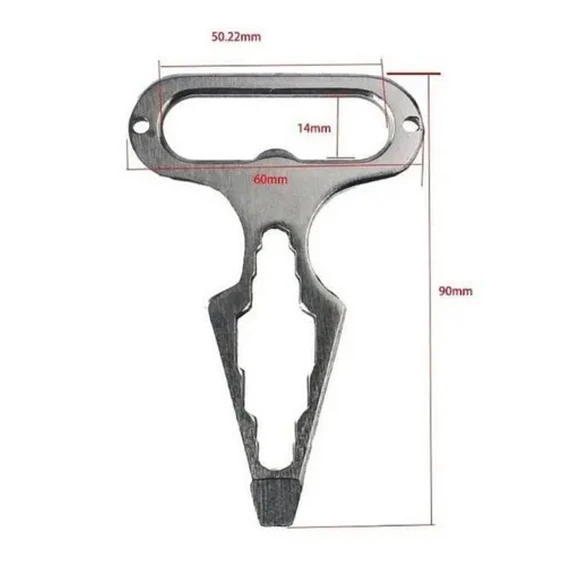 Llavero Hexagonal Supervivencia Edc  Defensa Personal De Punta  3