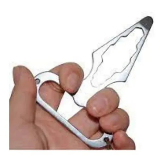 Llavero Hexagonal Supervivencia Edc  Defensa Personal De Punta  2