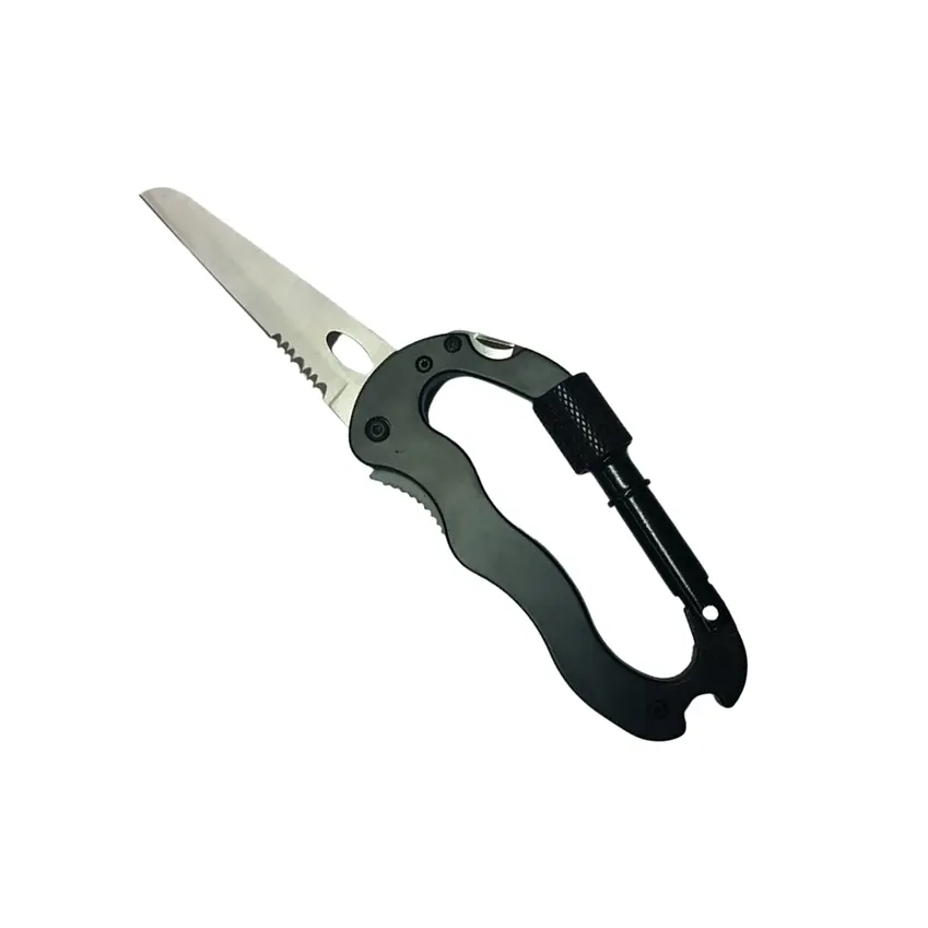 Cuchillo Mosqueton Cortapluma Trekking 3