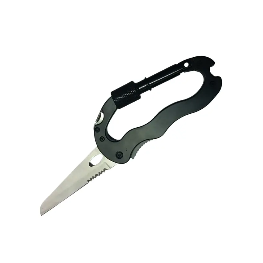 Cuchillo Mosqueton Cortapluma Trekking 1