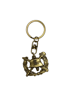 LLavero Metalico Forma Escudo Estrategico E