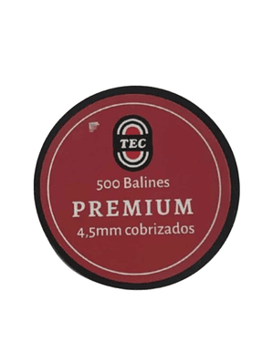 Balin Metálico TEC 500 PCS Premium Cal. 4.5 mm 