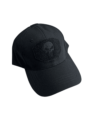 Gorro Jockey Tactico Logo Unicolor Mod2