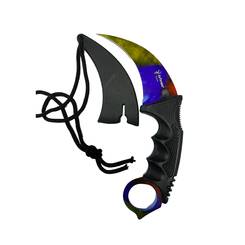 Cuchillo Karambit Cadena Tactico Militar Camping 3