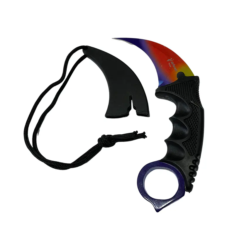 Cuchillo Karambit Cadena Tactico Militar Camping 4