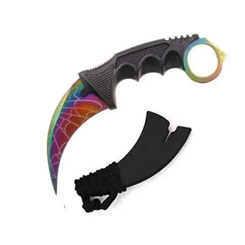 Cuchillo Karambit Cadena Tactico Militar Camping 7