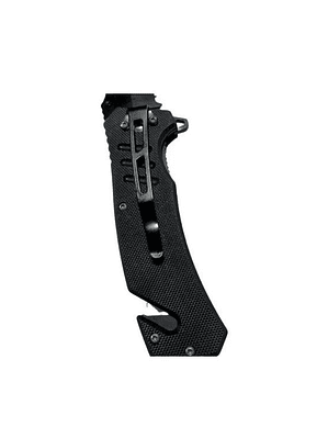 Cuchillo Corta Pluma Tactico Militar + Rompe Vidrio