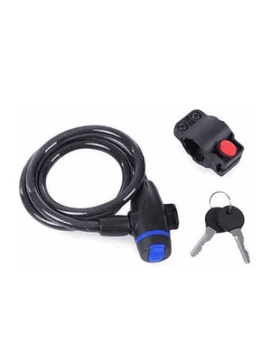 Cuerda Candado Seguridad Bicicleta Llave -Montañismo