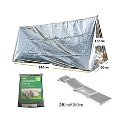 Manta Termica Supervivencia - Carpa Termica Emergencia Camping 240x150cm