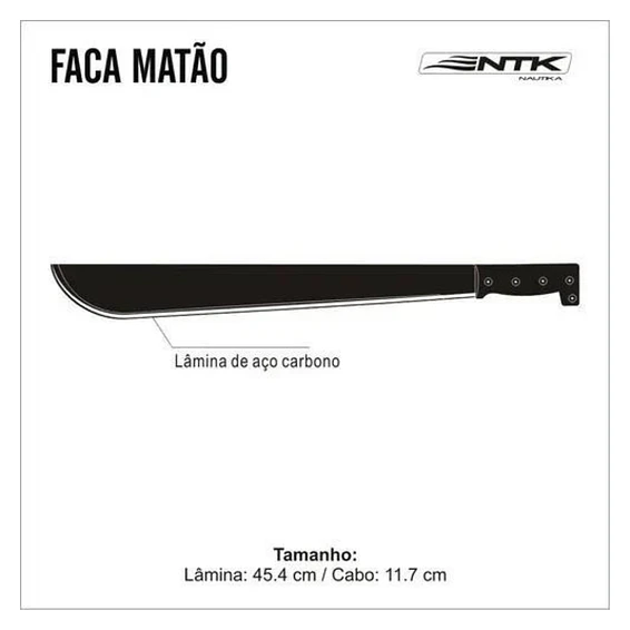 Machete  Outdoor Acero Inoxidable 57 cm 2