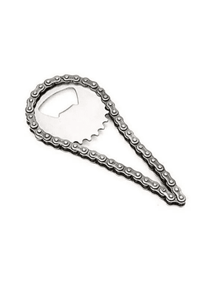 Abridor Destapador Botellas Modelo Cadenas - Acero Inoxidable