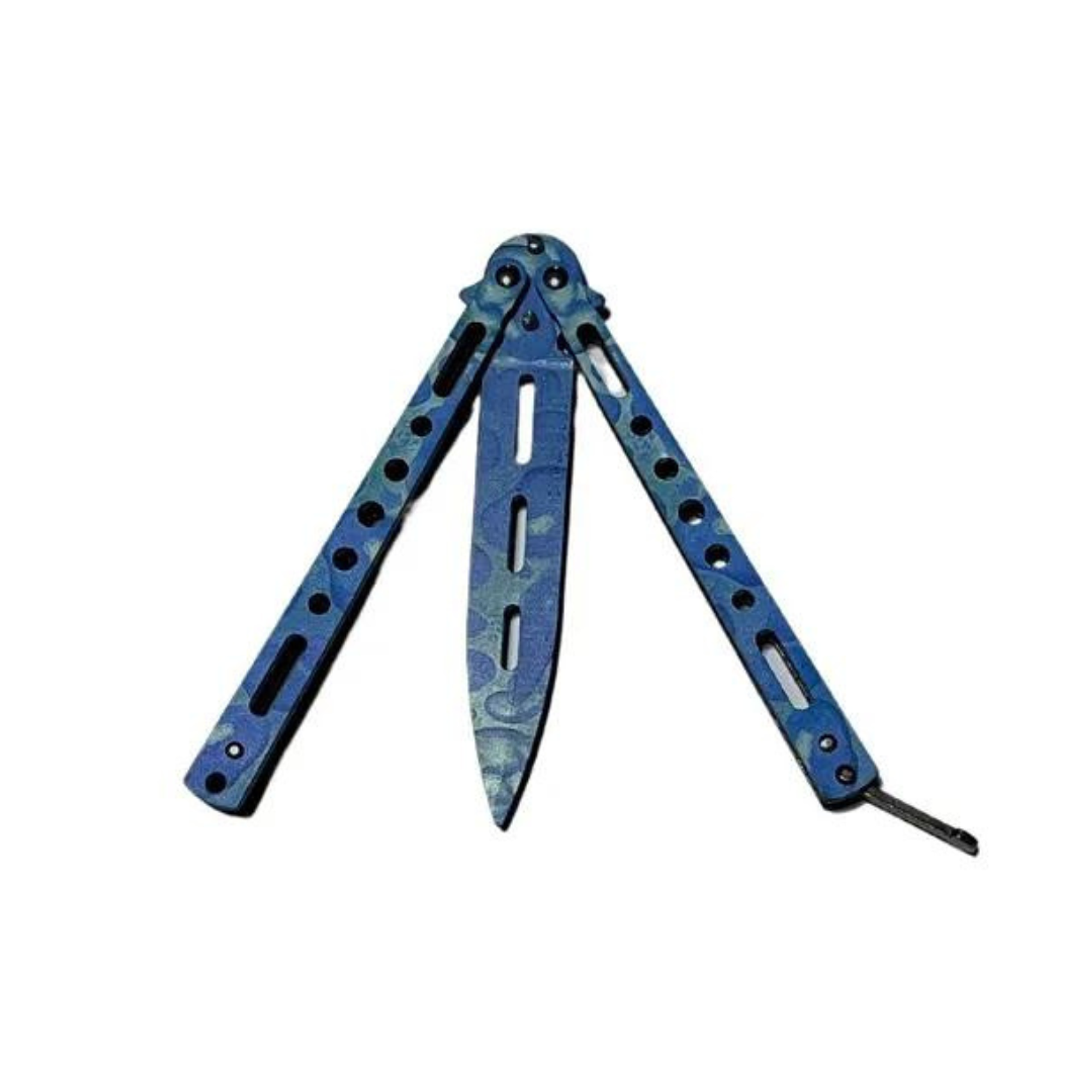 SIN STOCK Cuchillo Navaja Mariposa Cuchillo - Practica Sin Filo 2